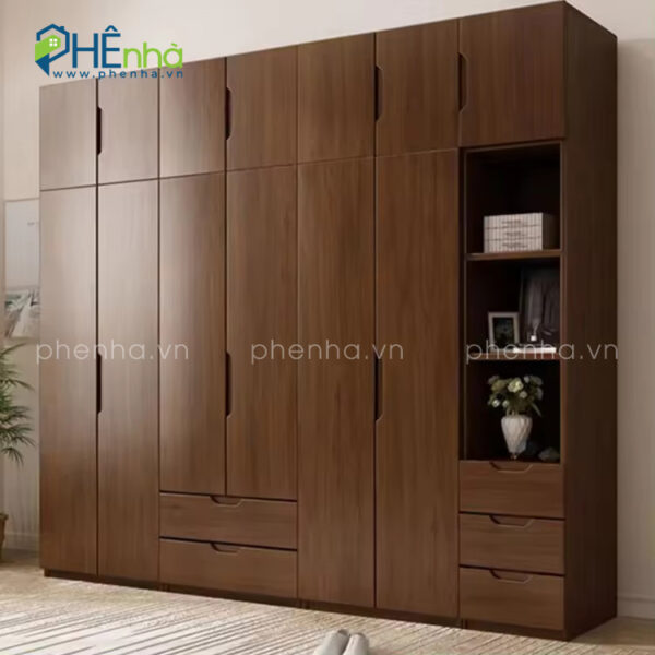 tủ quần áo gỗ mdf hiện đại