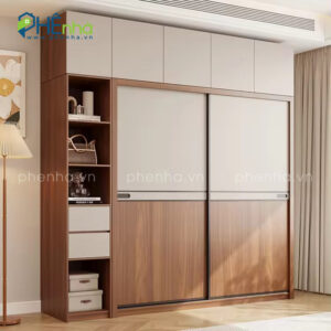 Tủ quần áo cửa lùa 2 cánh