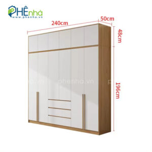 tủ quần áo đẹp gỗ công nghiệp