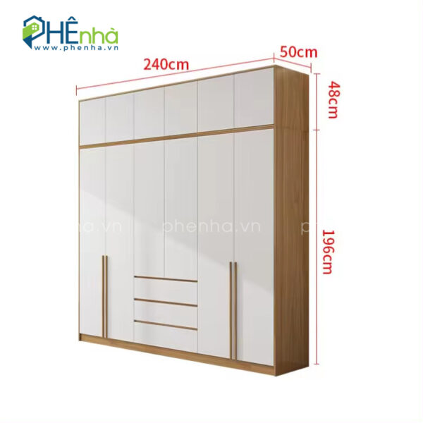 tủ quần áo đẹp gỗ công nghiệp
