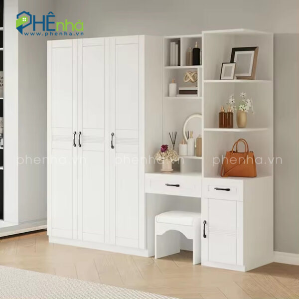 tủ quần áo mở quay 2 cánh