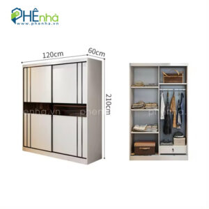 tủ quần áo kịch trần cửa trượt