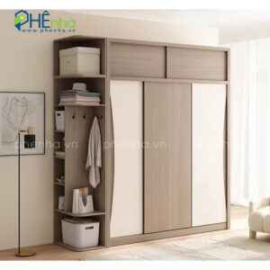 tủ quần áo gỗ mdf cửa trượt