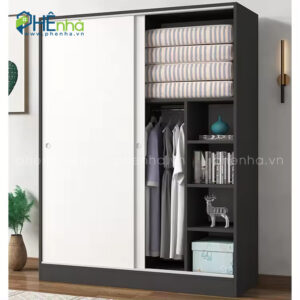 tủ quần áo gỗ mdf cửa trượt
