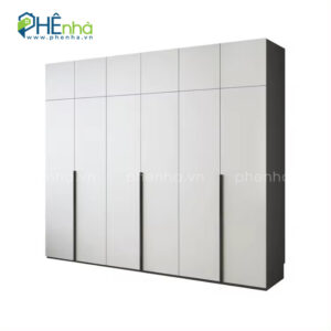 tủ quần áo cửa quay 6 cánh