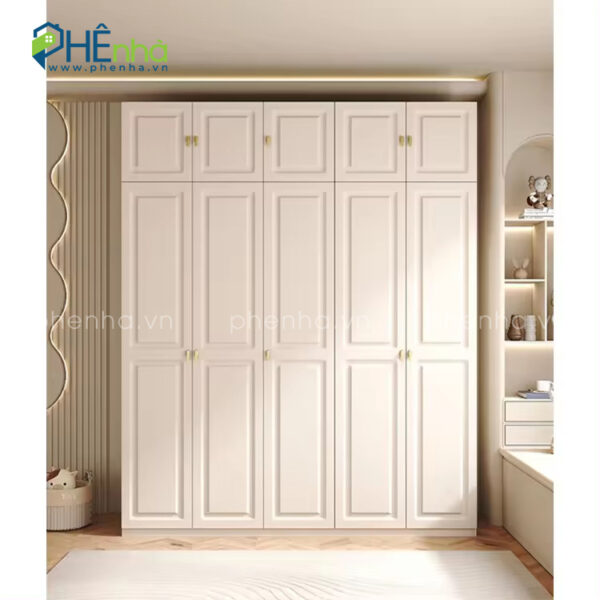 tủ quần áo tân cổ điển 5 cánh