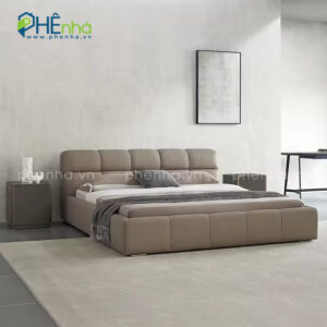 giường ngủ bọc da hiện đại