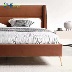 giường ngủ màu nâu