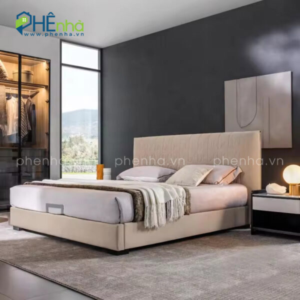 giường gỗ công nghiệp