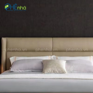 giường bọc da