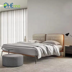 giường ngủ bọc nỉ đẹp