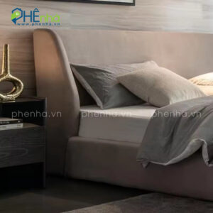 giường bọc nỉ nhung