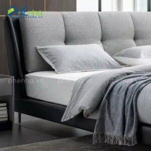 giường ngủ bọc da hiện đại