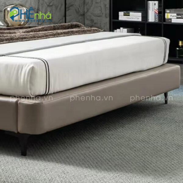 Giường ngủ đơn giản hiện đại bọc da - GN48 - Hình ảnh 5