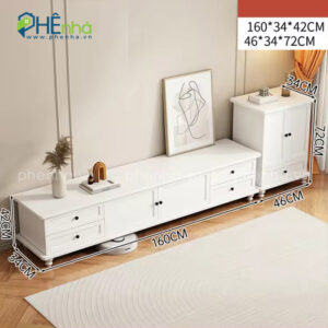 kệ tivi tân cổ điển sang trọng