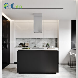 tủ bếp gỗ công nghiệp