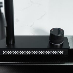 Bộ vòi chậu rửa 1 hố thác nước nano đen cao cấp - FC-B7546