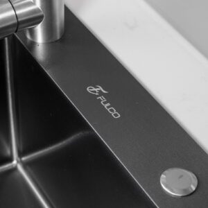 Chậu rửa 2 hố lệch SUS304 Fulco - FC-S01S