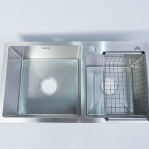 Chậu rửa 2 hố lệch SUS304 Fulco - FC-U7843 (8245)