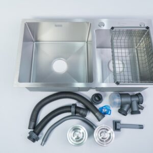 Chậu rửa 2 hố lệch SUS304 Fulco - FC-U7843 (8245)