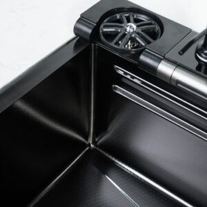 Bộ chậu vòi rửa một hố thác nước nano cao cấp Fulco - FC-E7546