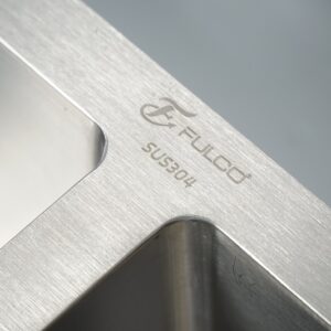 Chậu rửa 2 hố cân âm bàn SUS304 Fulco - FC-T7843 (8245)