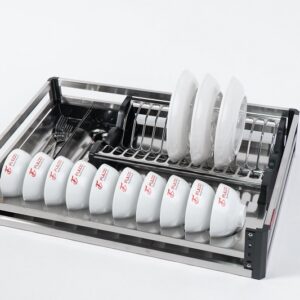 Giá bát đĩa - xoong nồi inox hộp Fulco (600mm) - FC25-26