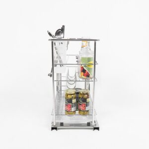 Giá đựng chai lọ dao thớt inox nan tròn Fulco (200mm) - FC08-01