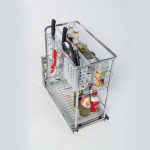 Giá đựng chai lọ dao thớt đa năng nan vuông Fulco - FC09-01