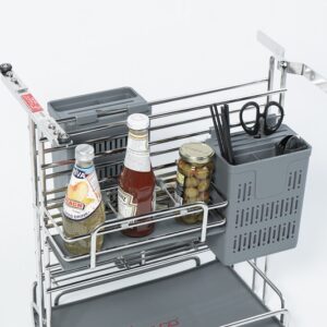 Giá đựng chai lọ dao thớt nan oval inox 304 Fulco (350mm) - FC90