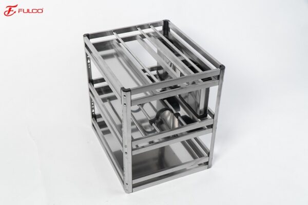 Giá đựng chai lọ dao thớt inox hộp Fulco (300mm) - FC17