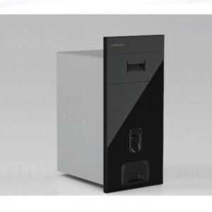 Thùng gạo mặt gương màu đen