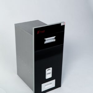 Thùng gạo mặt gương màu đen Fulco - FC33