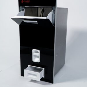 Thùng gạo mặt gương màu đen Fulco - FC33