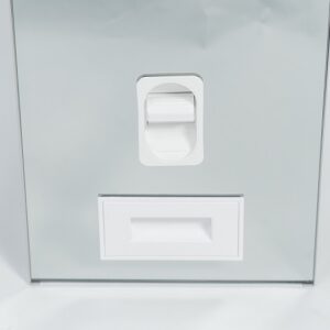 Thùng gạo mặt gương màu đen Fulco - FC33