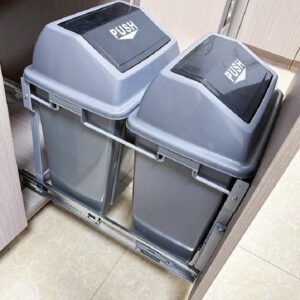 Thùng rác đôi gắn cánh ray giảm chấn Fulco - FC202