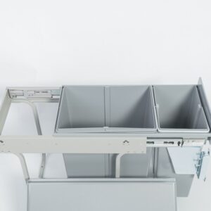 Thùng rác đôi gắn cánh có giảm chấn Fulco (400mm) - FC48