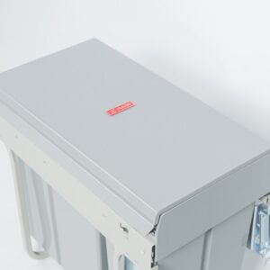 Thùng rác đôi gắn cánh có giảm chấn Fulco (400mm) - FC48