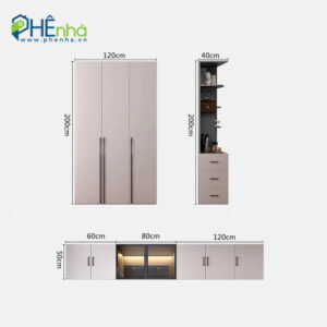 kích thước tủ quần áo