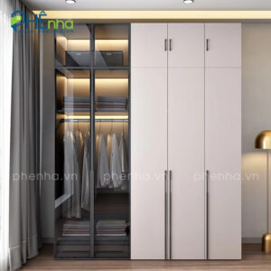 tủ quần áo cánh kính
