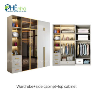 tủ quần áo cánh kính kịch trần