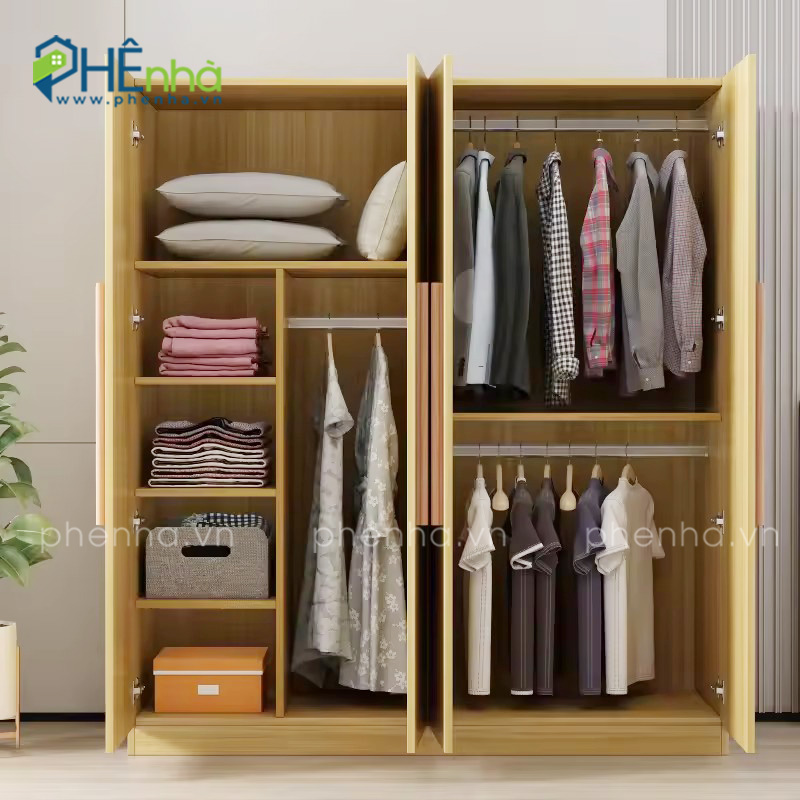 tủ quần áo mdf thái lan