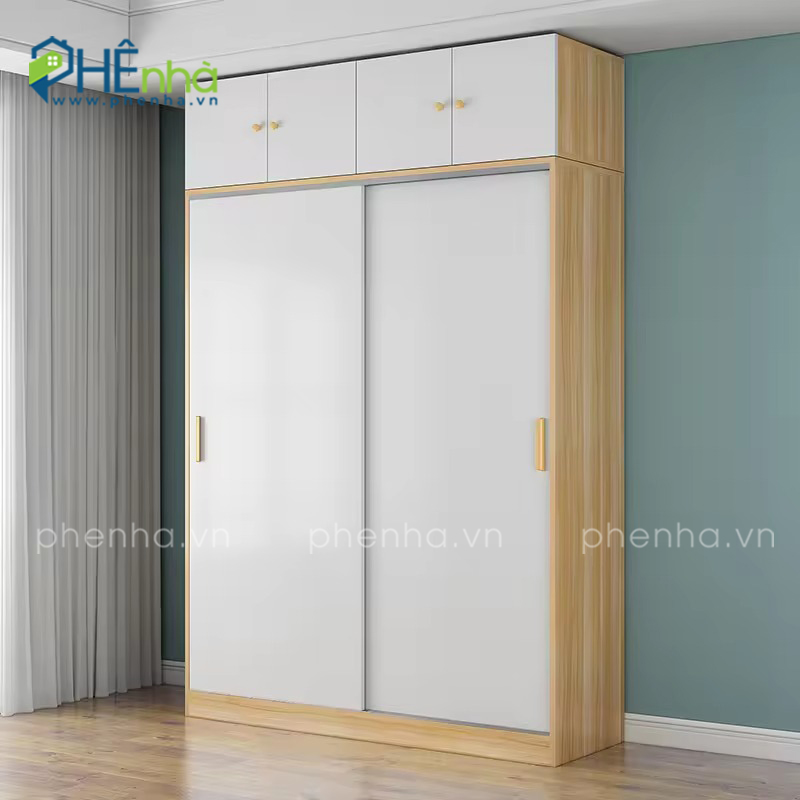 tủ quần áo cửa trượt đơn giản
