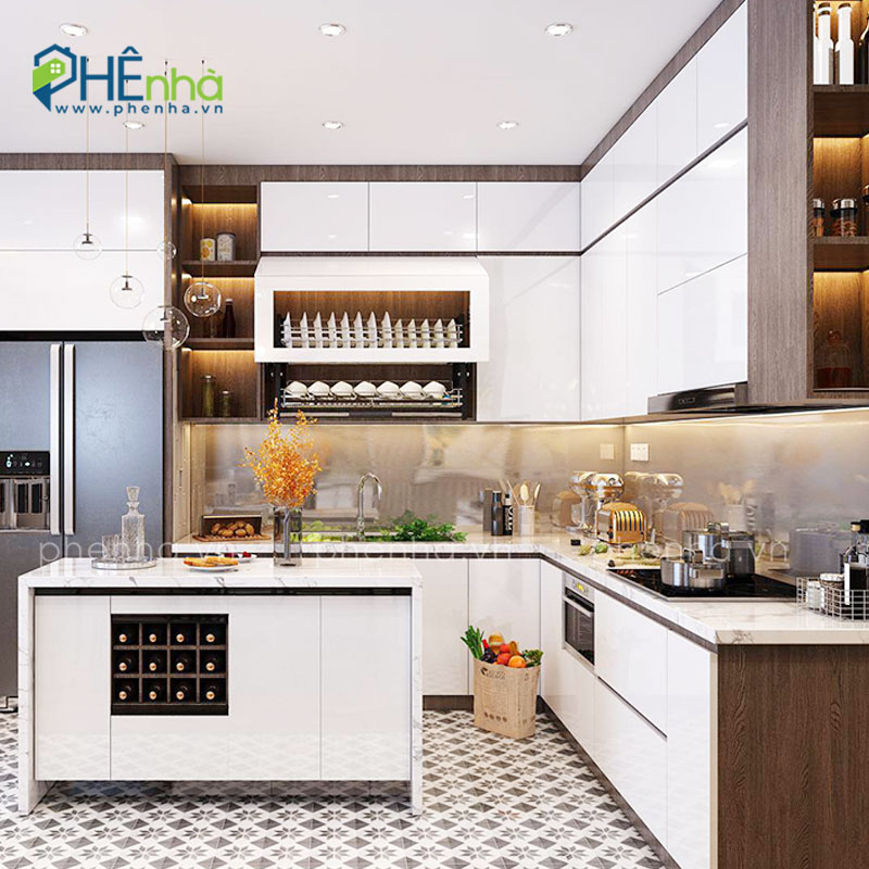tủ bếp hiện đại
