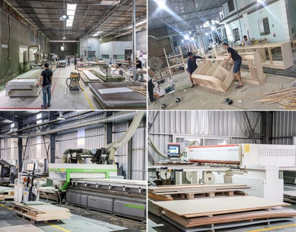 Tủ quần áo 4 cánh kết hợp kệ trang trí tiện nghi - TA56 - Hình ảnh 4