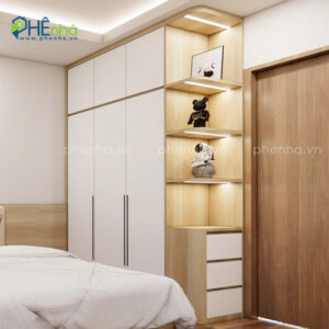 tu quan ao 3 canh lua go mdf hien dai ta54 2