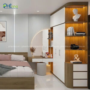 tu quan 4 canh go mdf mau trang don gian ta61 2