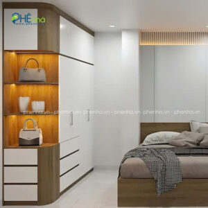 tu quan 4 canh go mdf mau trang don gian ta61 3